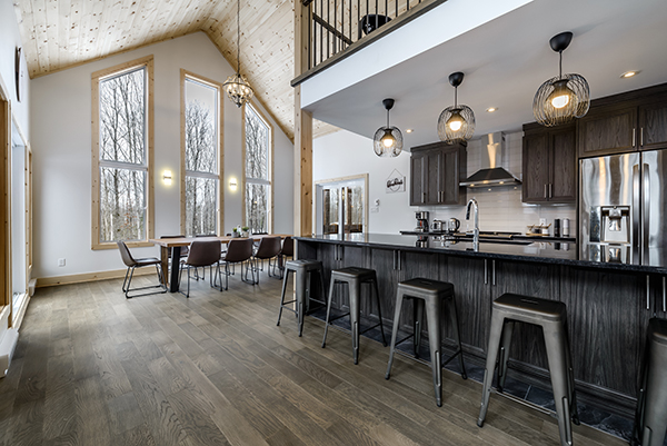 wood cabinets