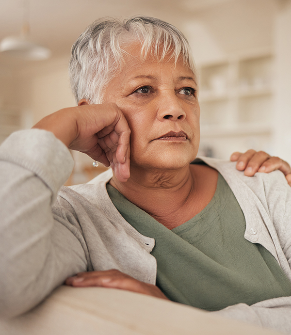 Woman with hypothyroidism